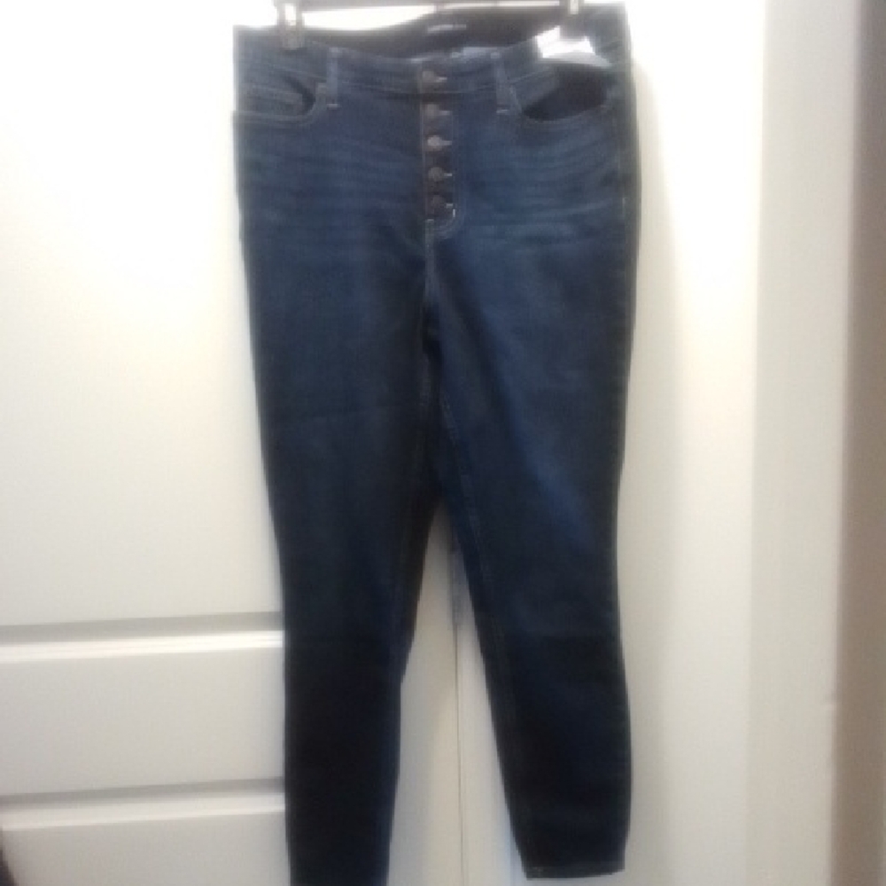 NWT Calvin Klein High Rise Skinny Blue Jeans